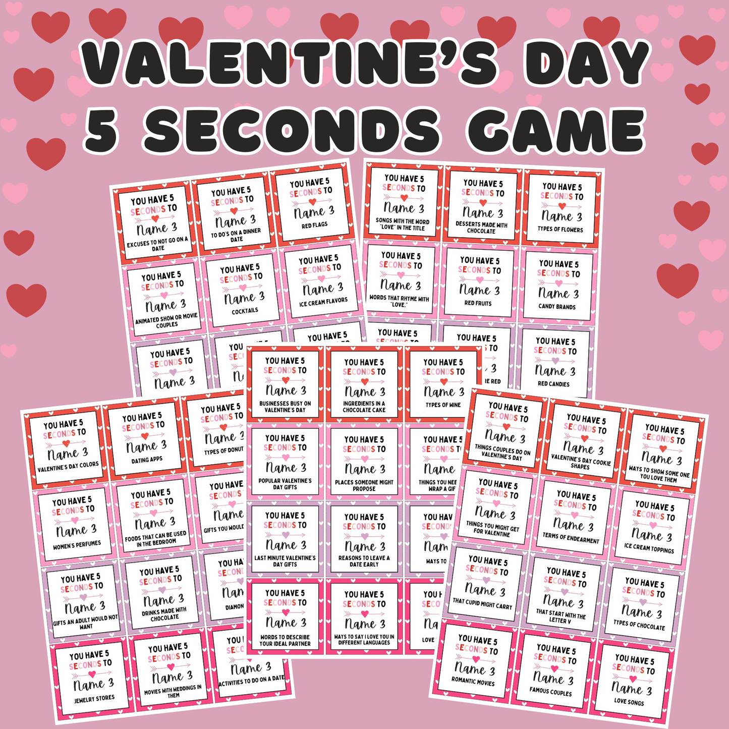 VALENTINE'S DAY 5 SECONDS GAME