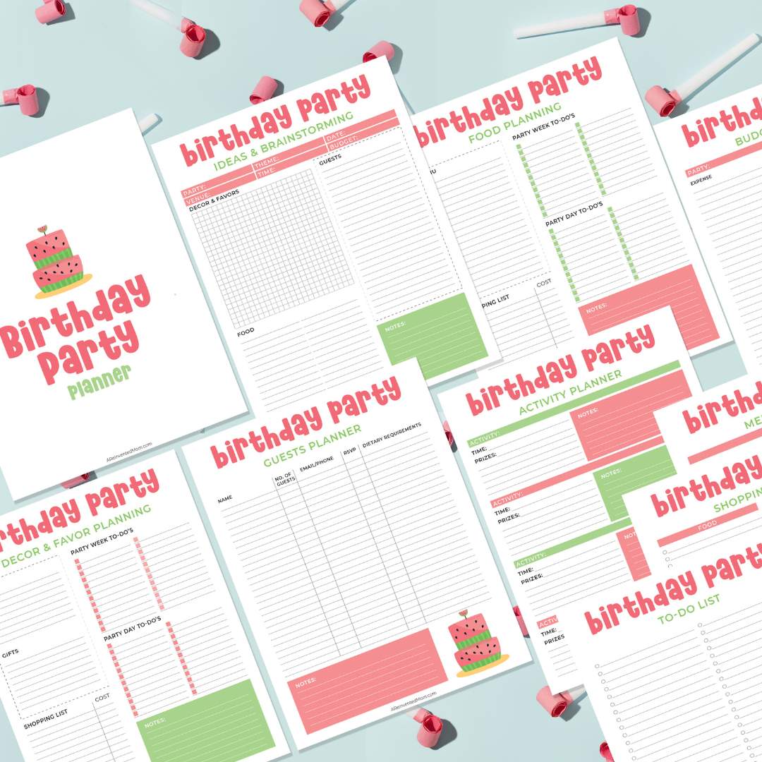Birthday Party Planner - Watermelon