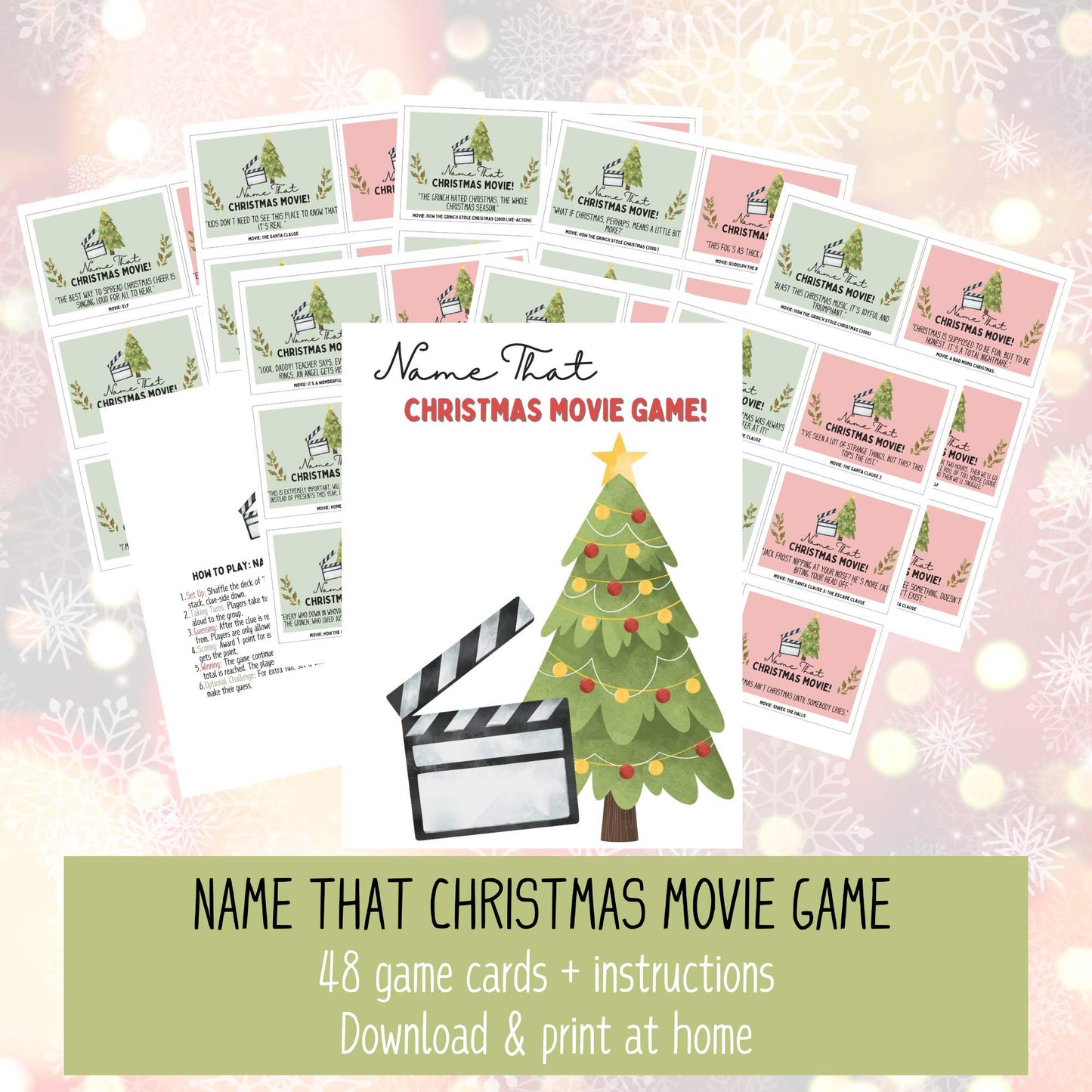 NAME THAT CHRISTMAS MOVIE GAME