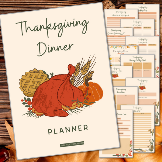 Rustic Thanksgiving Dinner Planner