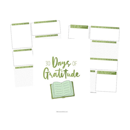 30 Days of Gratitude Journal