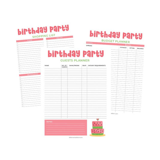 Watermelon Birthday Party Planner