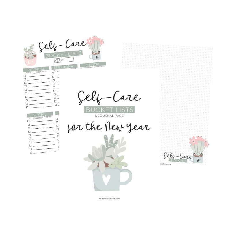 Self Care Bucket Lists & Journal